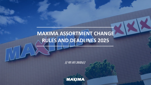 Assortment change rules and deadlines 2025 page 0