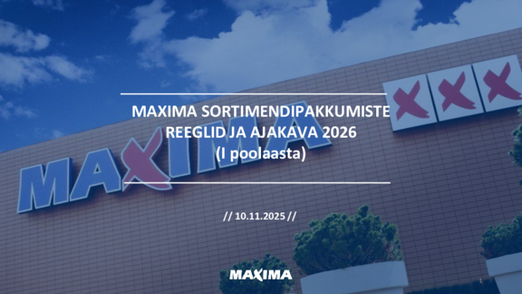 Sortimendivahetuse reeglid ja tähtajad 2026 I pa page 0